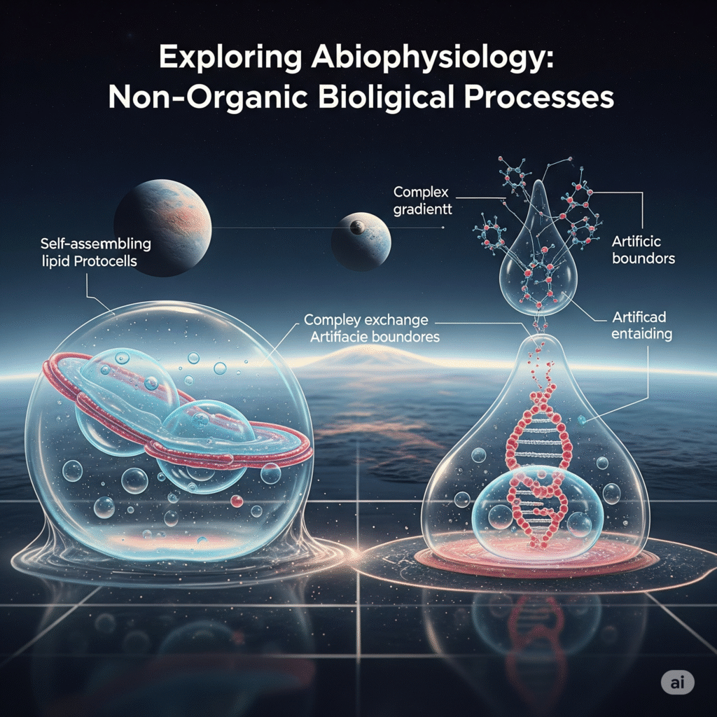 Exploring Abiophysiology Unveiling the Mysteries of Non-Organic Biological Processes