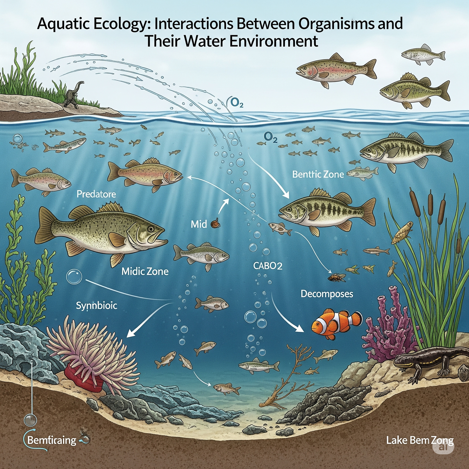 Aquatic Ecology Interactions Between Organisms and Their Water Environment